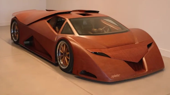 Photo of the Splinter Supercar built by Joe Harmon